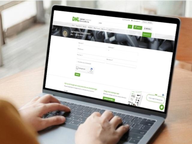 Maak een account aan op de website