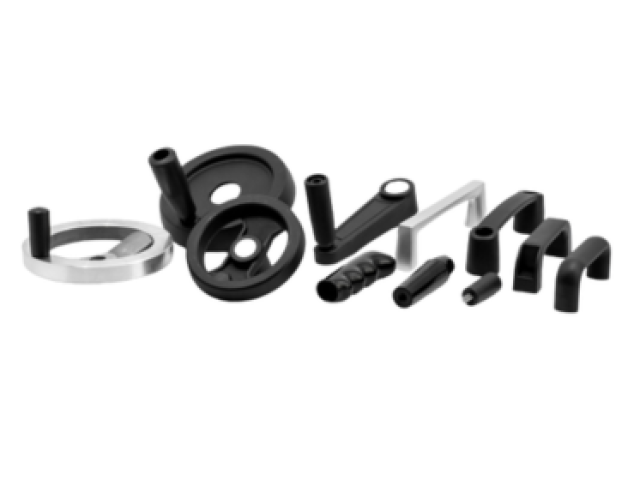 Handgrepen en handwielen